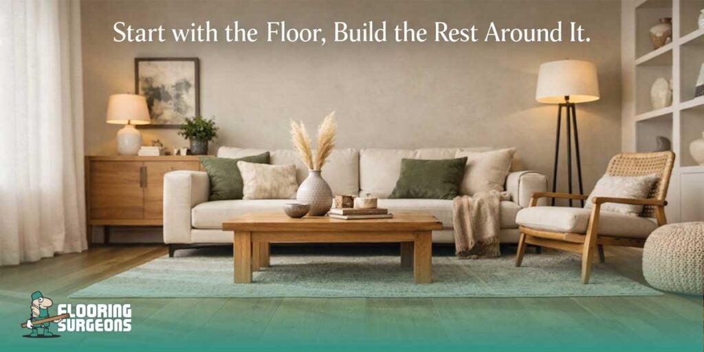 Why Home Decoration Matters Elegant living room with warm flooring