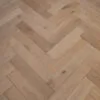 Raw 14/3 x 125mm Unfinished Oak Herringbone Engineered Wood Flooring