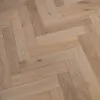 Raw 14/3 x 125mm Unfinished Oak Herringbone Engineered Wood Flooring