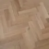 Raw 18/4 x 90mm Unfinished Oak Herringbone Engineered Wood Flooring