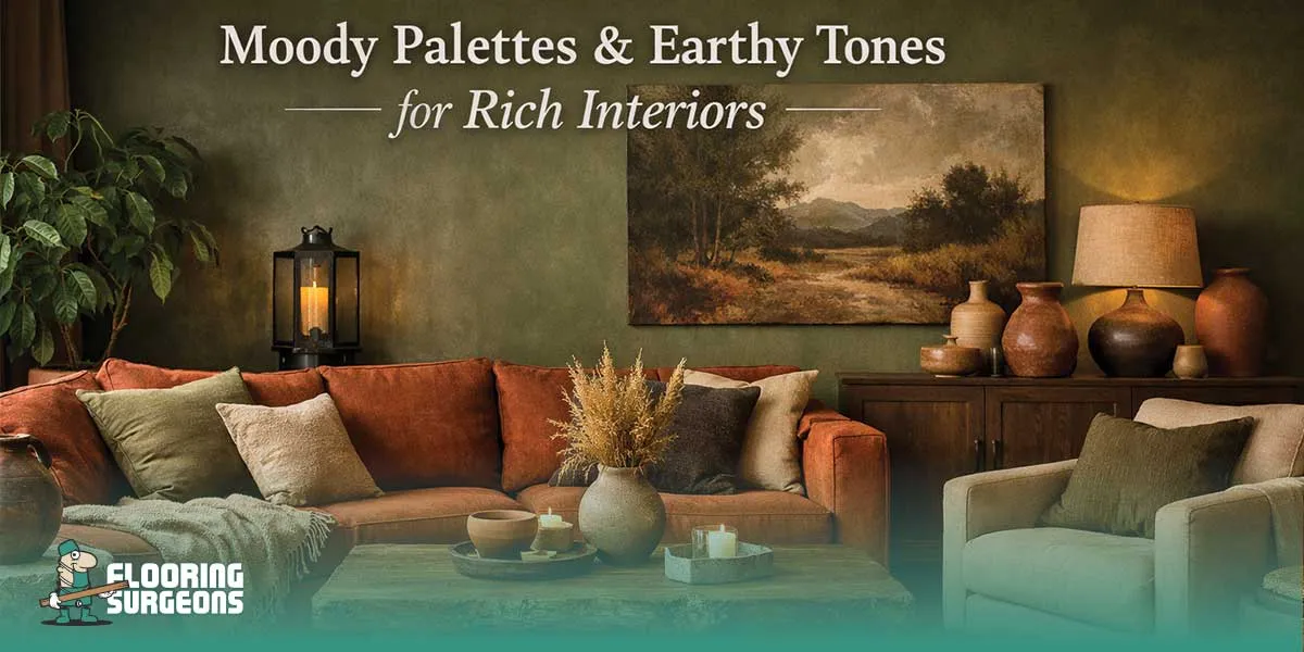 Moody Palettes & Earthy Tones for Rich Interiors