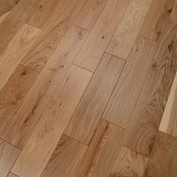 Nevada 18/5 x 125mm Natural Lacquered Oak Engineered Wood Flooring