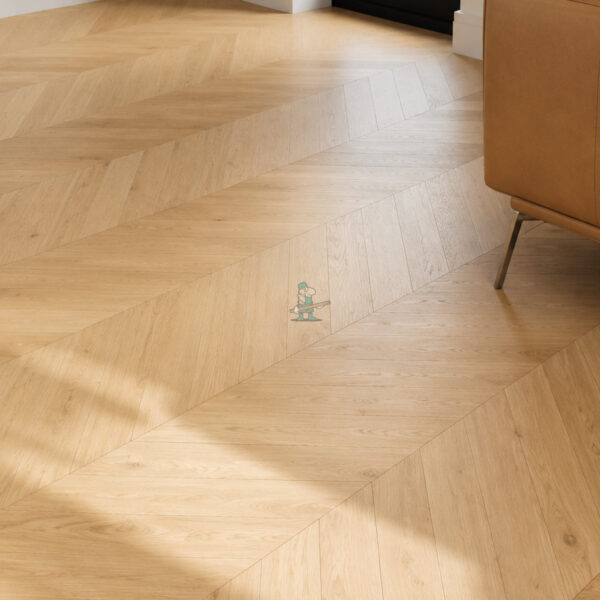 Origin 15mm Linen Oak Chevron Solid Wood Flooring