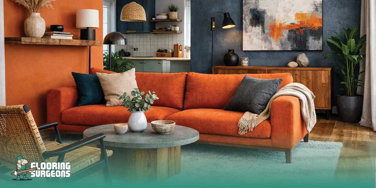 Room by Room Orange Colour Palette Ideas