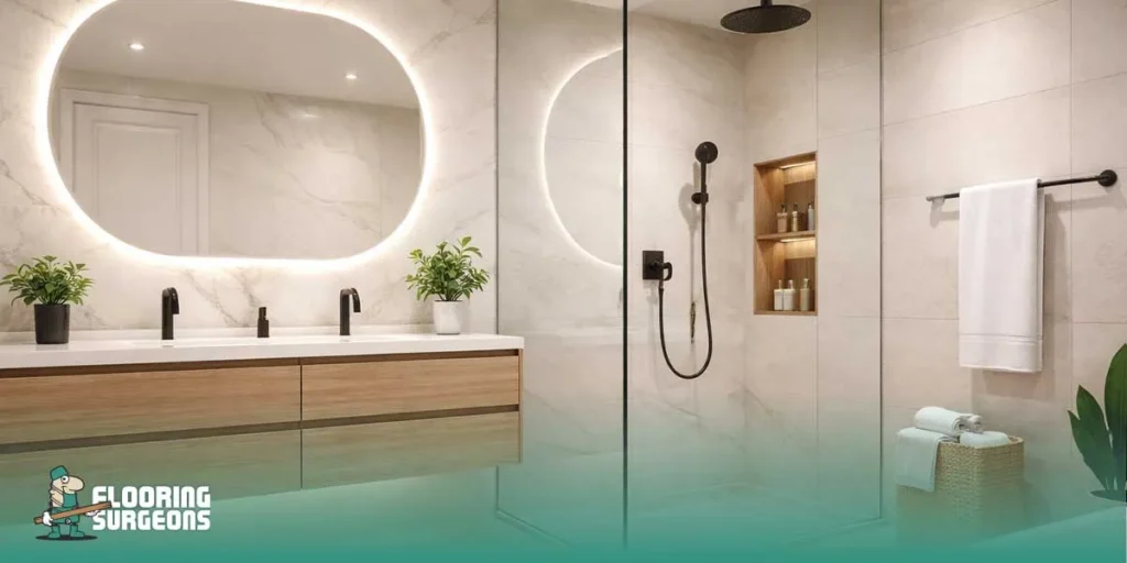 Sleek modern bathroom with minimalist design