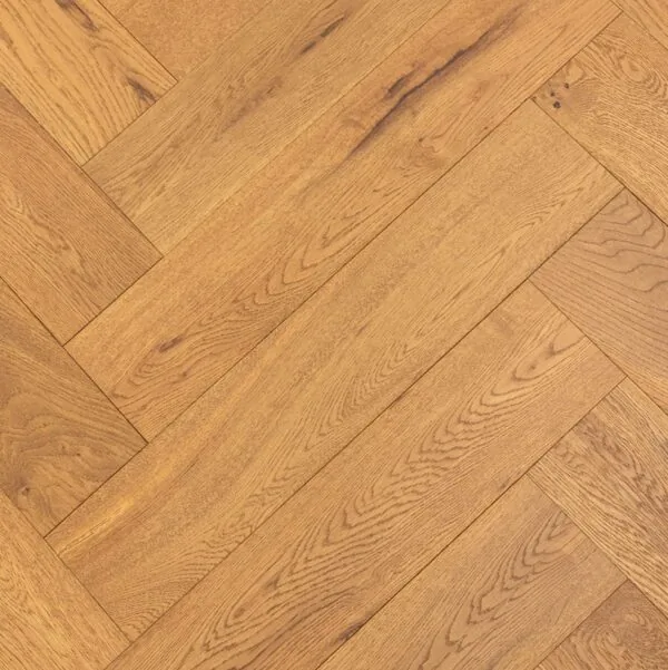 Cambridge 15/4 x 125mm Ambergrain Oak Herringbone Engineered Wood Flooring