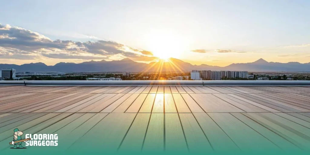 Wooden Decking for Flat Roof Flooring