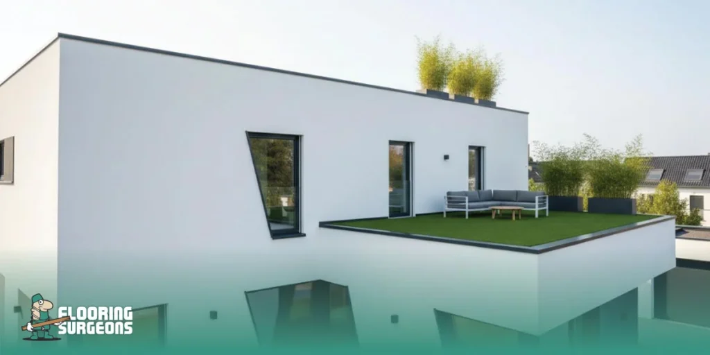 Artificial Grass Roof Flooring