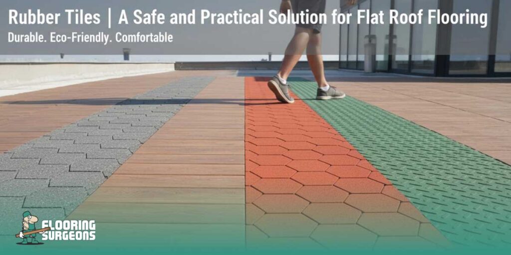 Rubber Tiles for Flat Roof Flooring