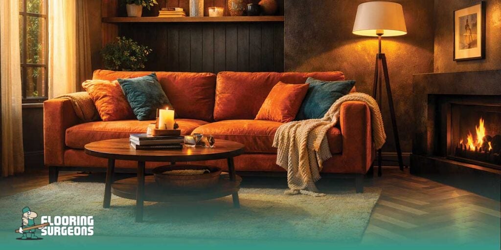 Moody Interiors & Earthy Tones best Lighting Types for Moody Interiors