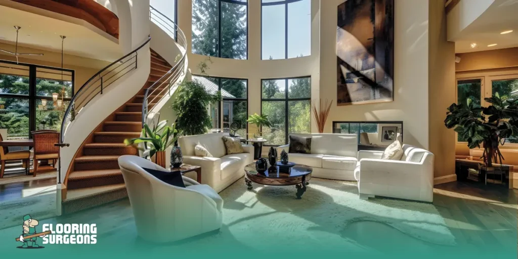 Flooring Mistakes That Make Ceilings Feel Lower