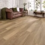 Corboda Oak Glue Down LVT Flooring in Living room