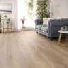 Marbella Oak Glue Down LVT Flooring in modern living room