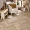 Bond 2.5mm Marbella Oak Herringbone Glue Down LVT Flooring