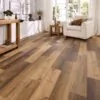 Salamanca Oak Glue Down LVT Flooring in modern living room