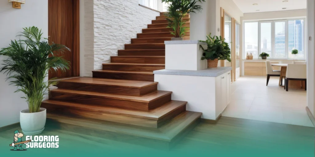 Use engineered wood where you want a warmer, more premium look