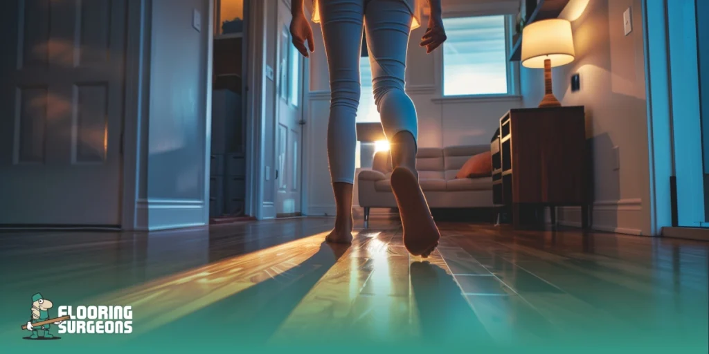 Mood-Sensing Floors That Change Colour With Your Emotions Installing Emotion-Responsive Flooring