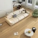 Natural Oiled Oak Engineered Wood Flooring in modern living room