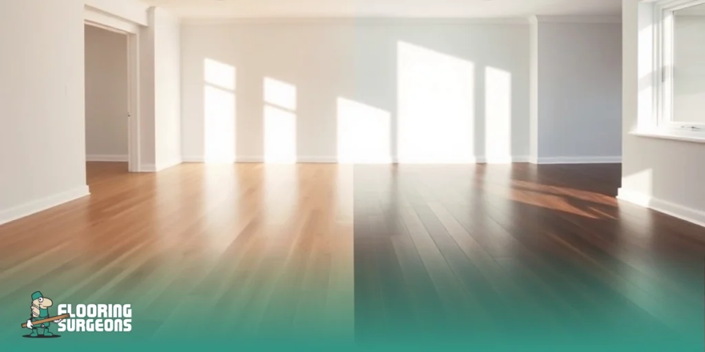 floor color and temperature perception