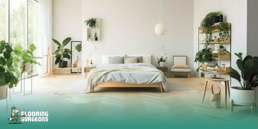 Spaces feel more relaxed and restful with monochromatic flooring. Consider bedrooms, reading nooks and other tranquil spaces