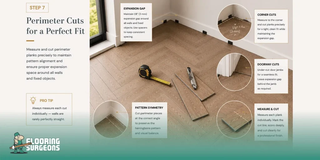 Complete Final Perimeter Cuts
