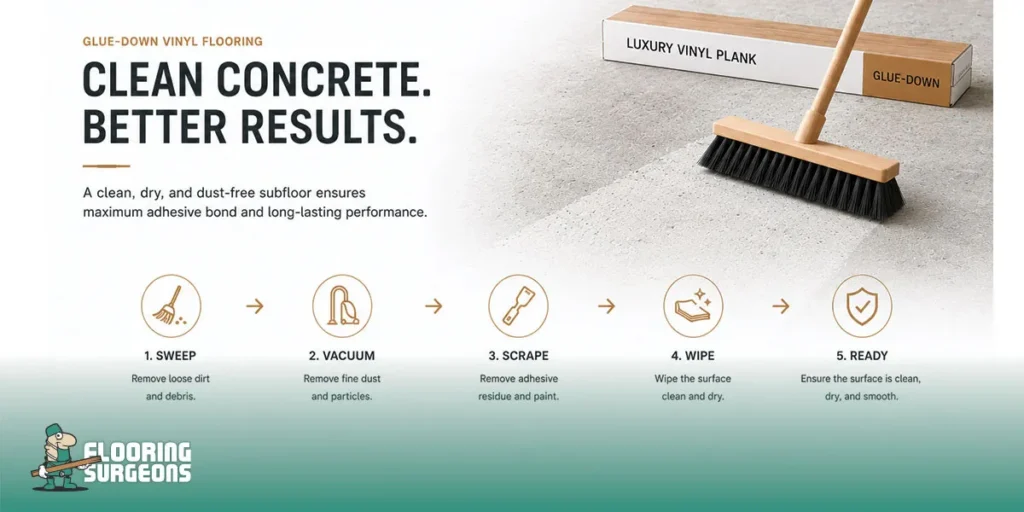 Concrete Subfloor Preparation