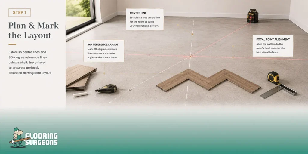 Establish Accurate Centre Lines