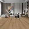 Rich Tea Oak Classic Laminate Flooring in modern living romm