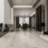 Wafer Oak Classic Laminate Flooring in modern living room