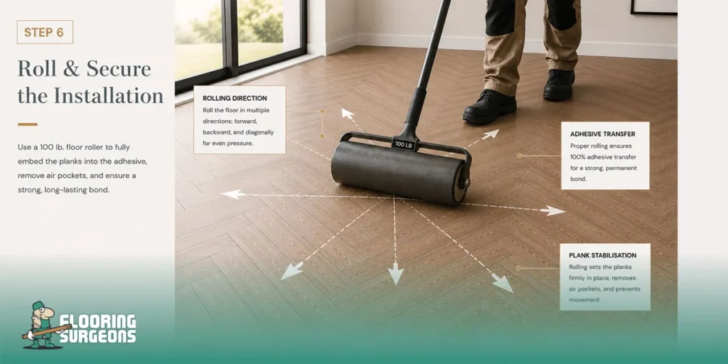 Roll the Herringbone Installation
