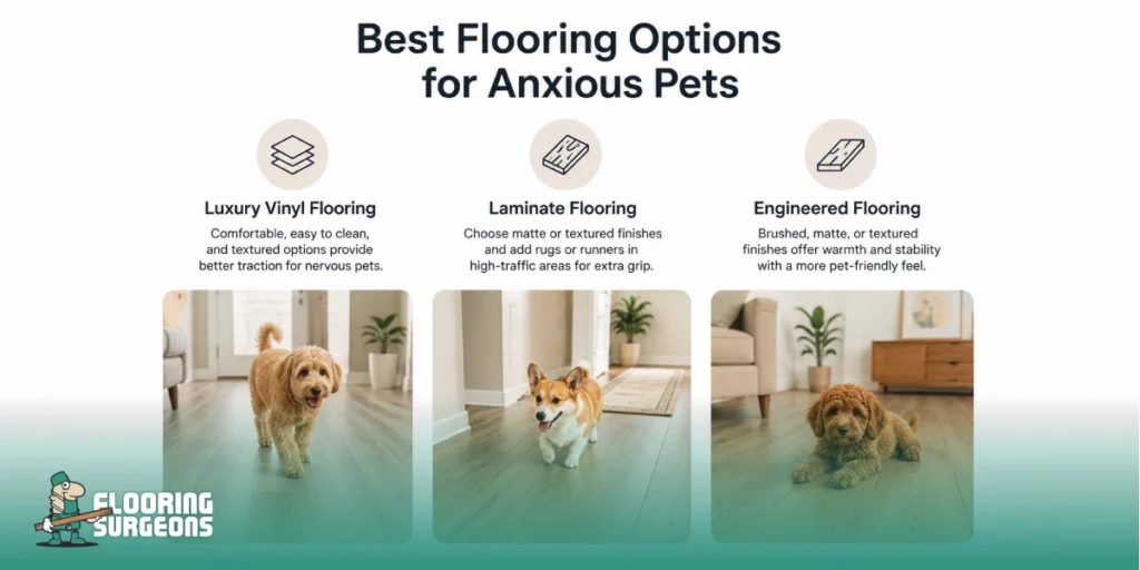 Best Flooring Options for Anxious Pets