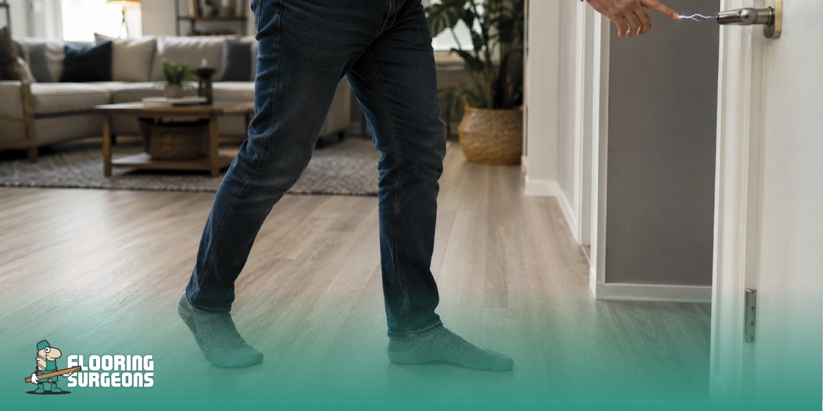How Flooring Materials Influence Static Discharge