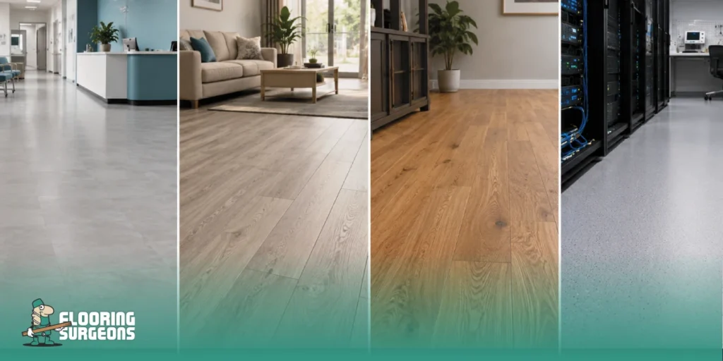 How Flooring Materials Influence Static Discharge Comparison of vinyl, laminate, engineered wood, and static-dissipative flooring materials for static behaviour