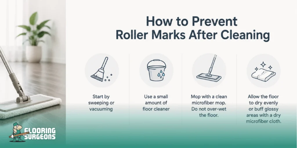 How to Prevent Roller Marks After Cleaning