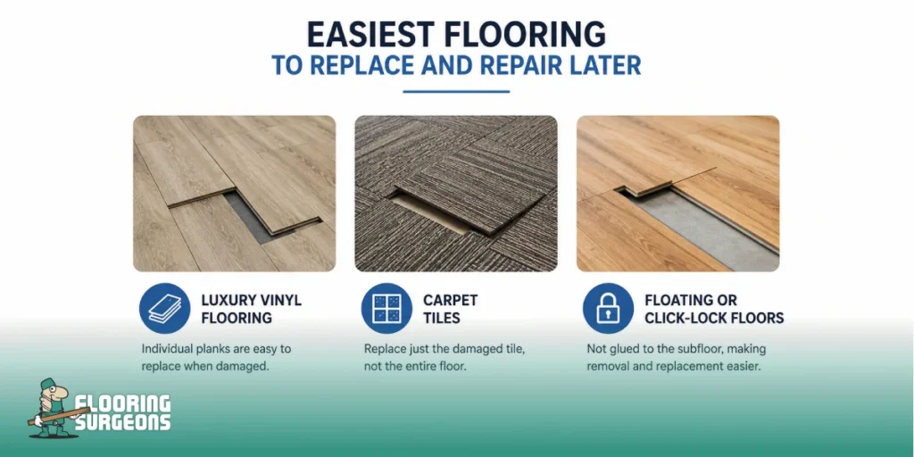 Easiest Flooring to Replace and Repair Later