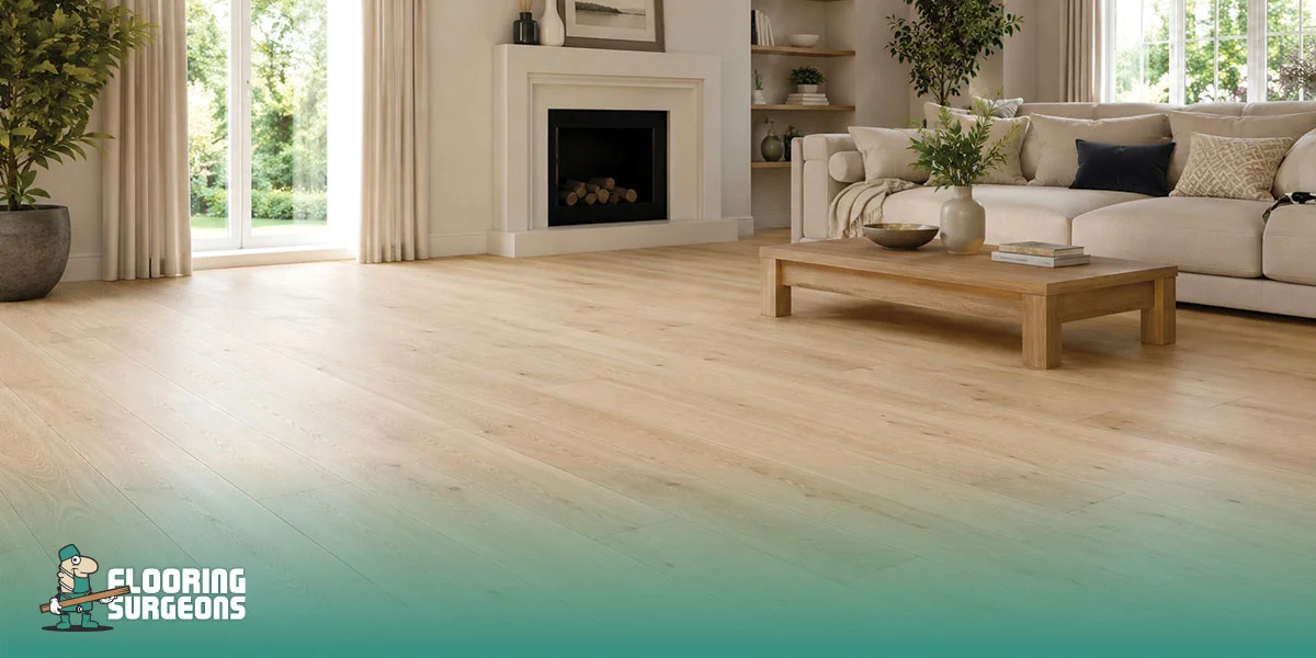 cream engineered flooring
