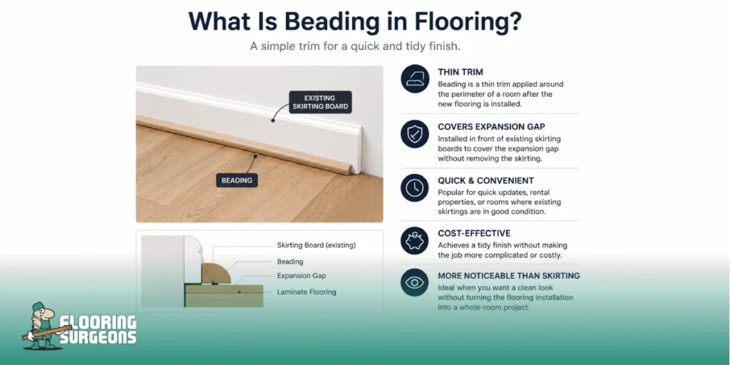 Beading vs Skirting What Is Beading in Flooring?