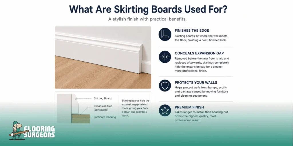Beading vs Skirting What Are Skirting Boards Used For?
