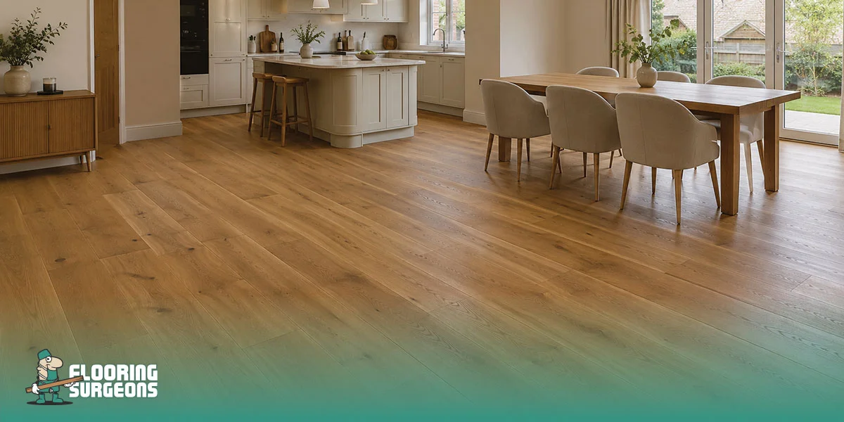 brushed & oiled engineered flooring