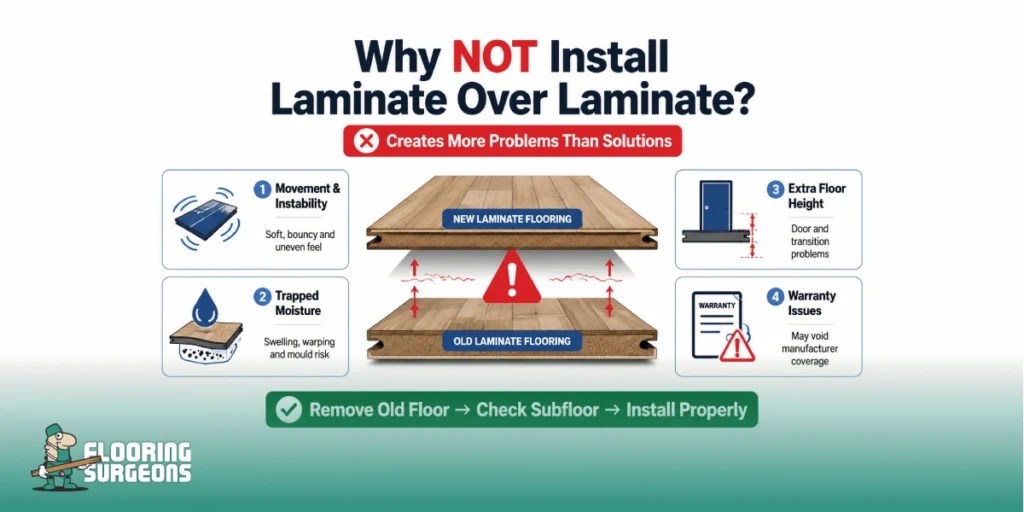 Why You Should Not Install Laminate Flooring Over Laminate
