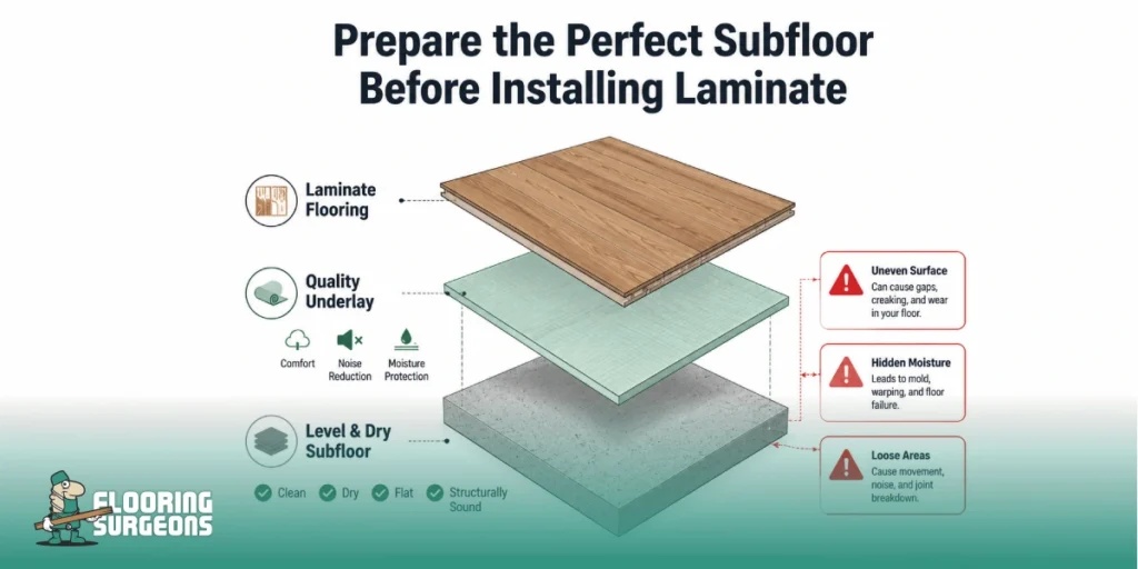 Preparing a Perfect Subfloor and Choosing the Right Underlay