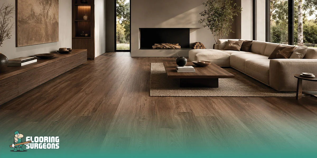 brown vinyl flooring