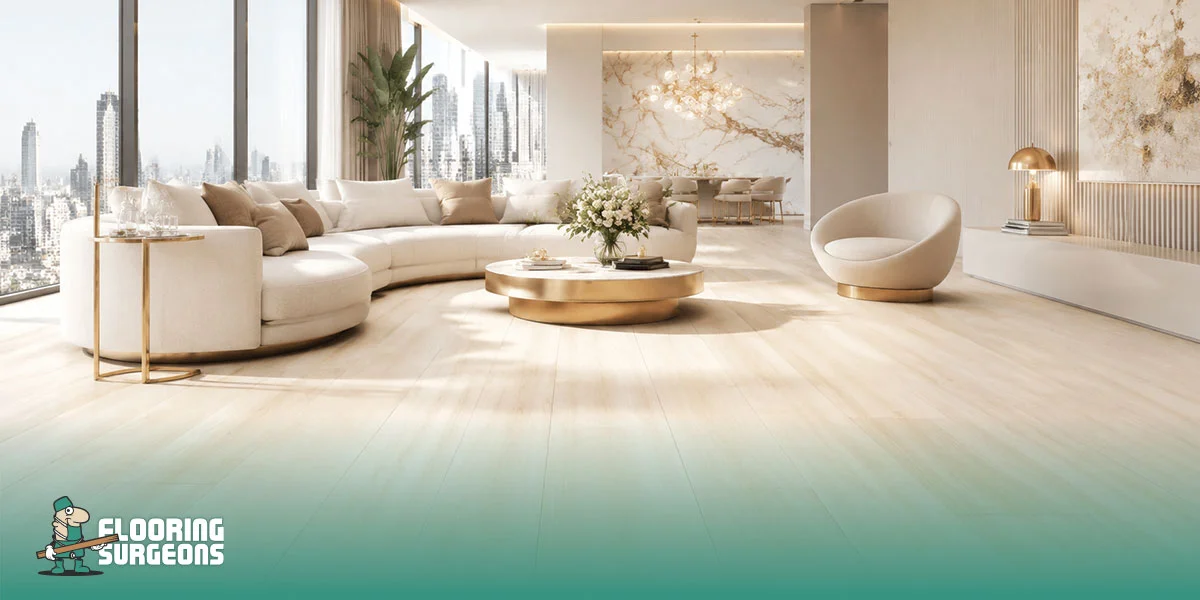 cream vinyl flooring