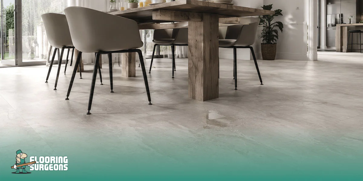 dining room LVT flooring