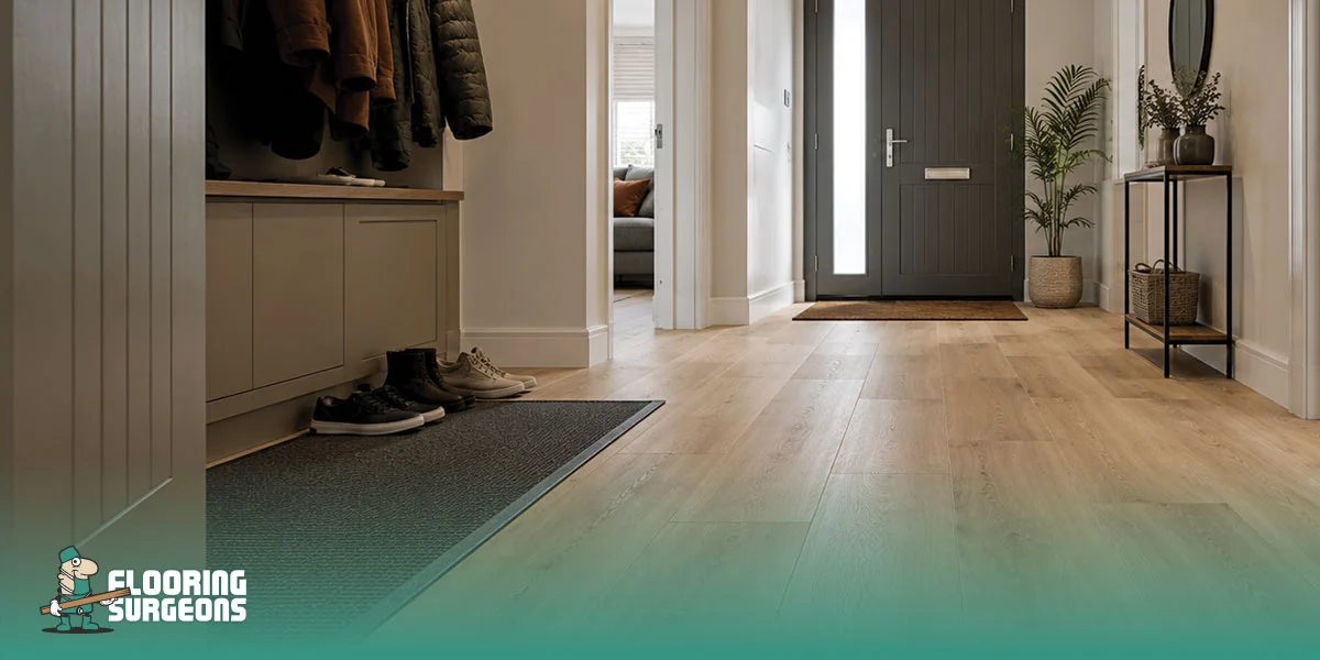 vinyl flooring in hallway