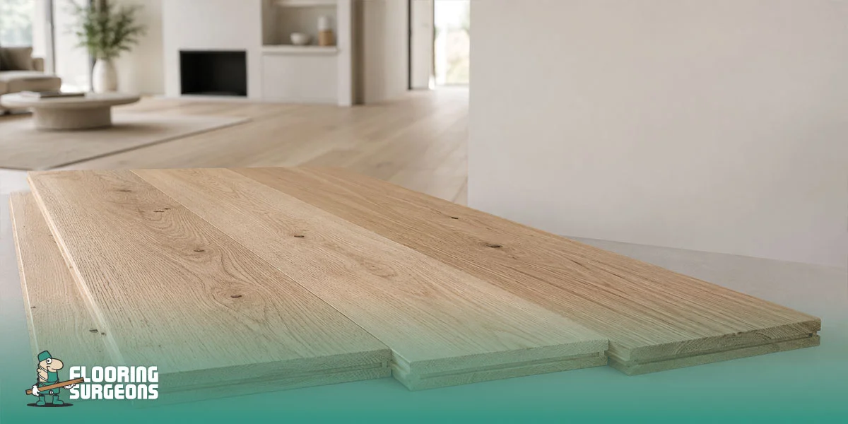 invisible finish solid wood flooring