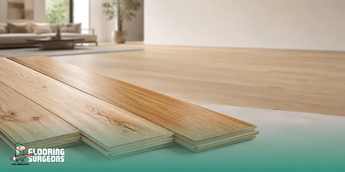 lacquered solid wood floor