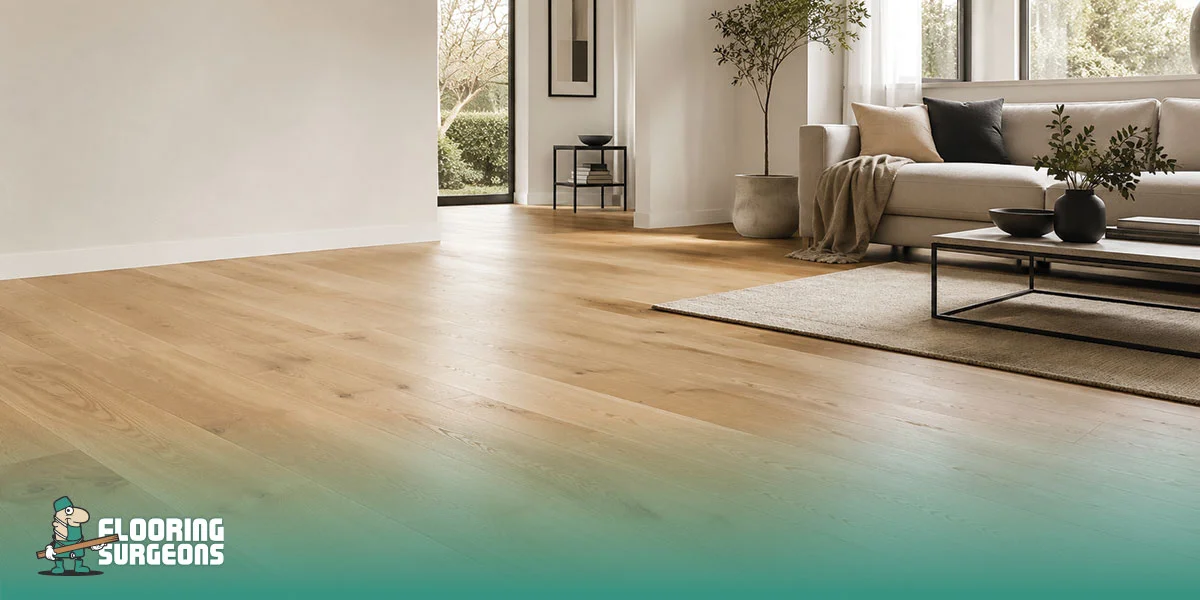 lacquered wood flooring
