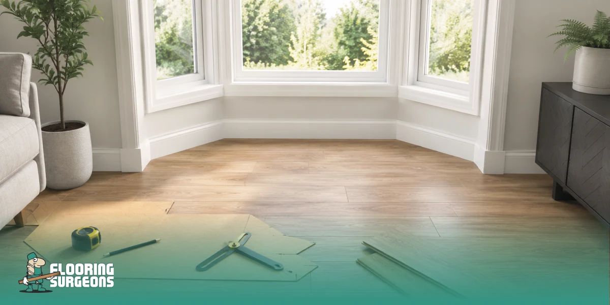 How to Lay Flooring Around a Bay Window Without Awkward Cuts