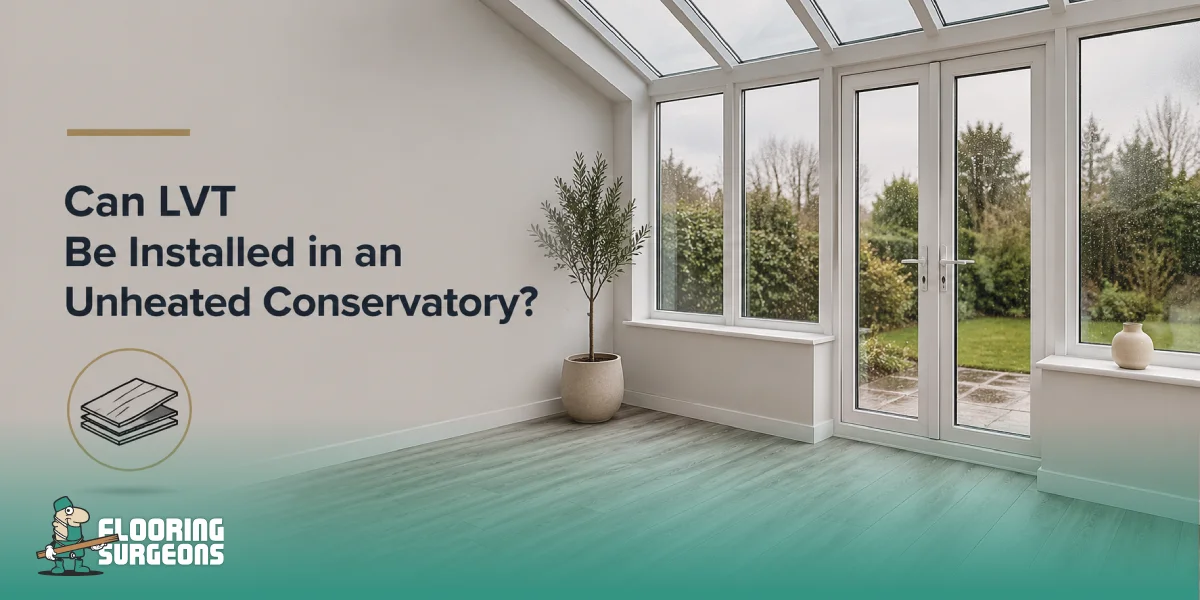 Can LVT Be Installed in an Unheated Conservatory?